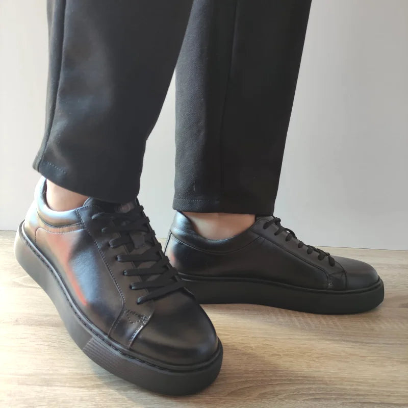 PANTOFI CASUAL BARBATI FRANCO GERARDO T231103-A NEGRI - imagine 2