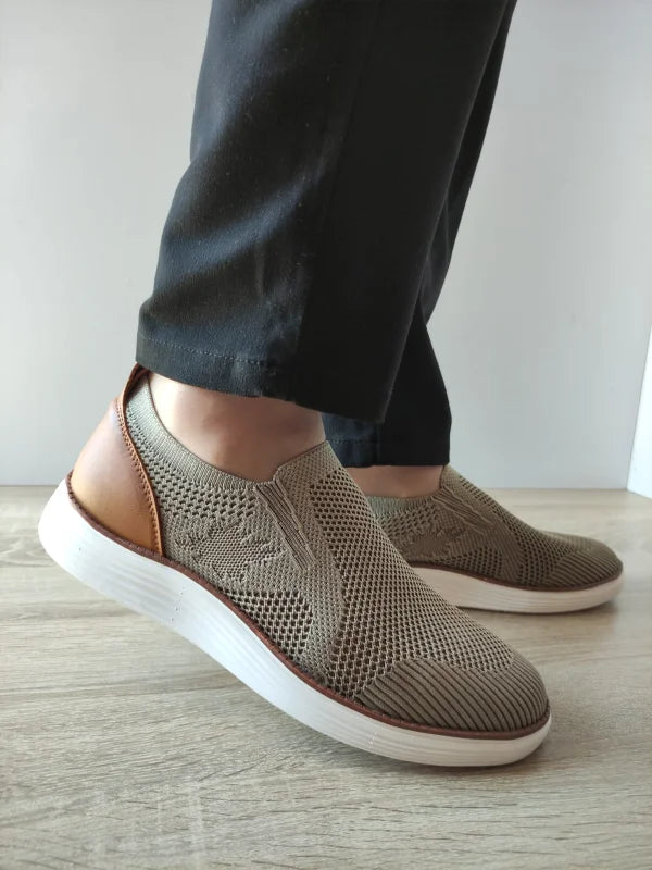 PANTOFI CASUAL BARBATI GIANNI Y190 BEJ - imagine 2