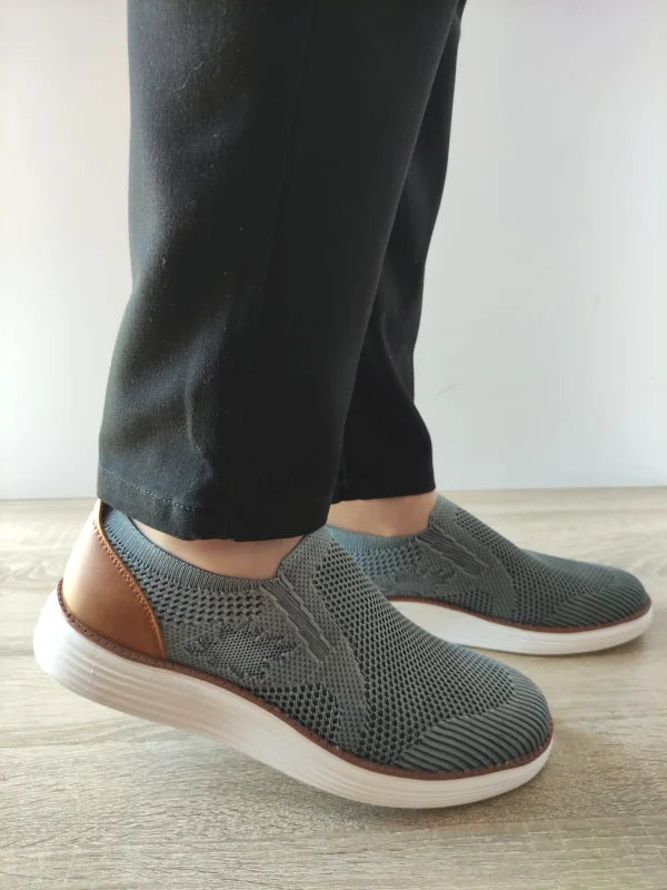 PANTOFI CASUAL BARBATI GIANNI Y190 GRI - imagine 4