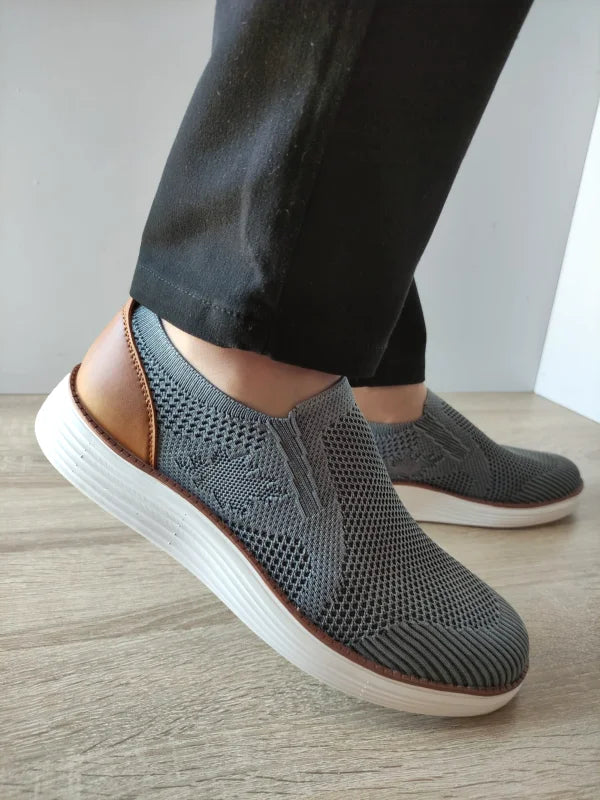 PANTOFI CASUAL BARBATI GIANNI Y190 GRI - imagine 2
