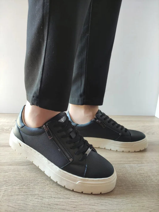 PANTOFI CASUAL BARBATI GIANNI Y195 NEGRI