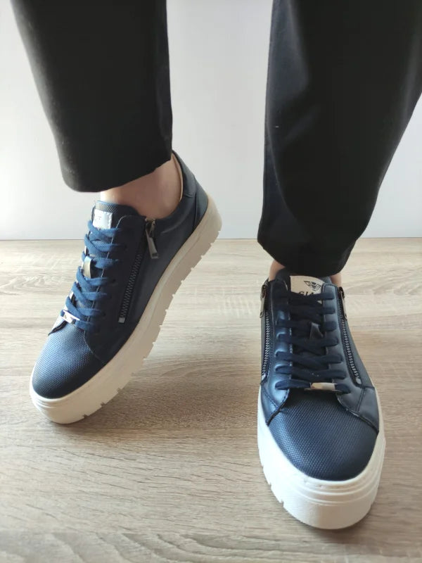 PANTOFI CASUAL BARBATI GIANNI Y195 BLEUMARIN - imagine 3
