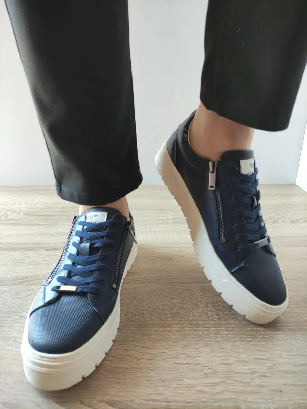 PANTOFI CASUAL BARBATI GIANNI Y195 BLEUMARIN - imagine 4