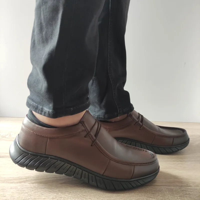 PANTOFI CASUAL BARBATI GORETTI B64-1453 MARO - imagine 2