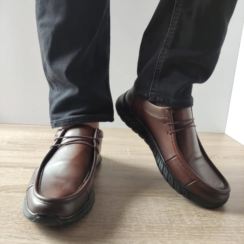 PANTOFI CASUAL BARBATI GORETTI B64-1453 MARO - imagine 4