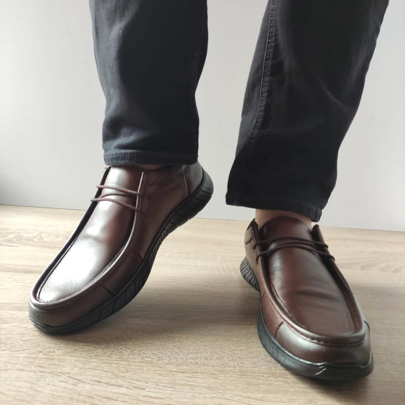 PANTOFI CASUAL BARBATI GORETTI B64-1453 MARO - imagine 5