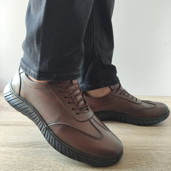 PANTOFI CASUAL BARBATI GORETTI B64-2450 MARO - imagine 2