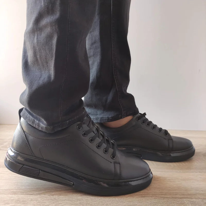 PANTOFI CASUAL BARBATI GORETTI B67-333 NEGRI - imagine 2