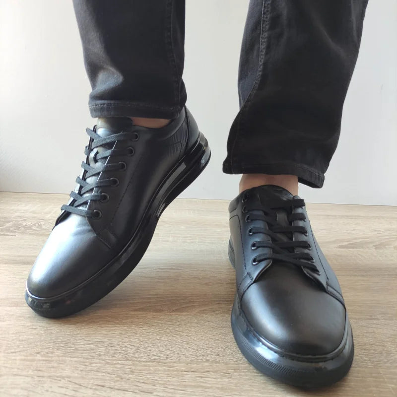 PANTOFI CASUAL BARBATI GORETTI B67-333 NEGRI - imagine 3