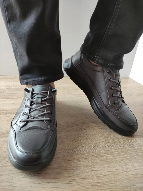 PANTOFI CASUAL BARBATI MELS 11231 GRI - imagine 3