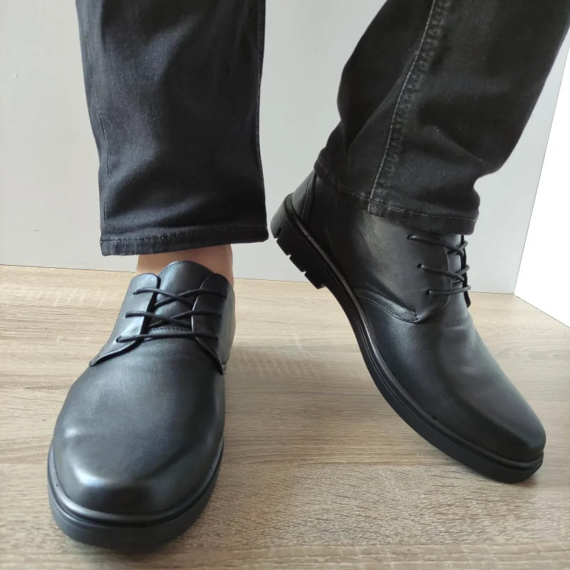 PANTOFI CASUAL BARBATI MELS 17010 NEGRI - imagine 4