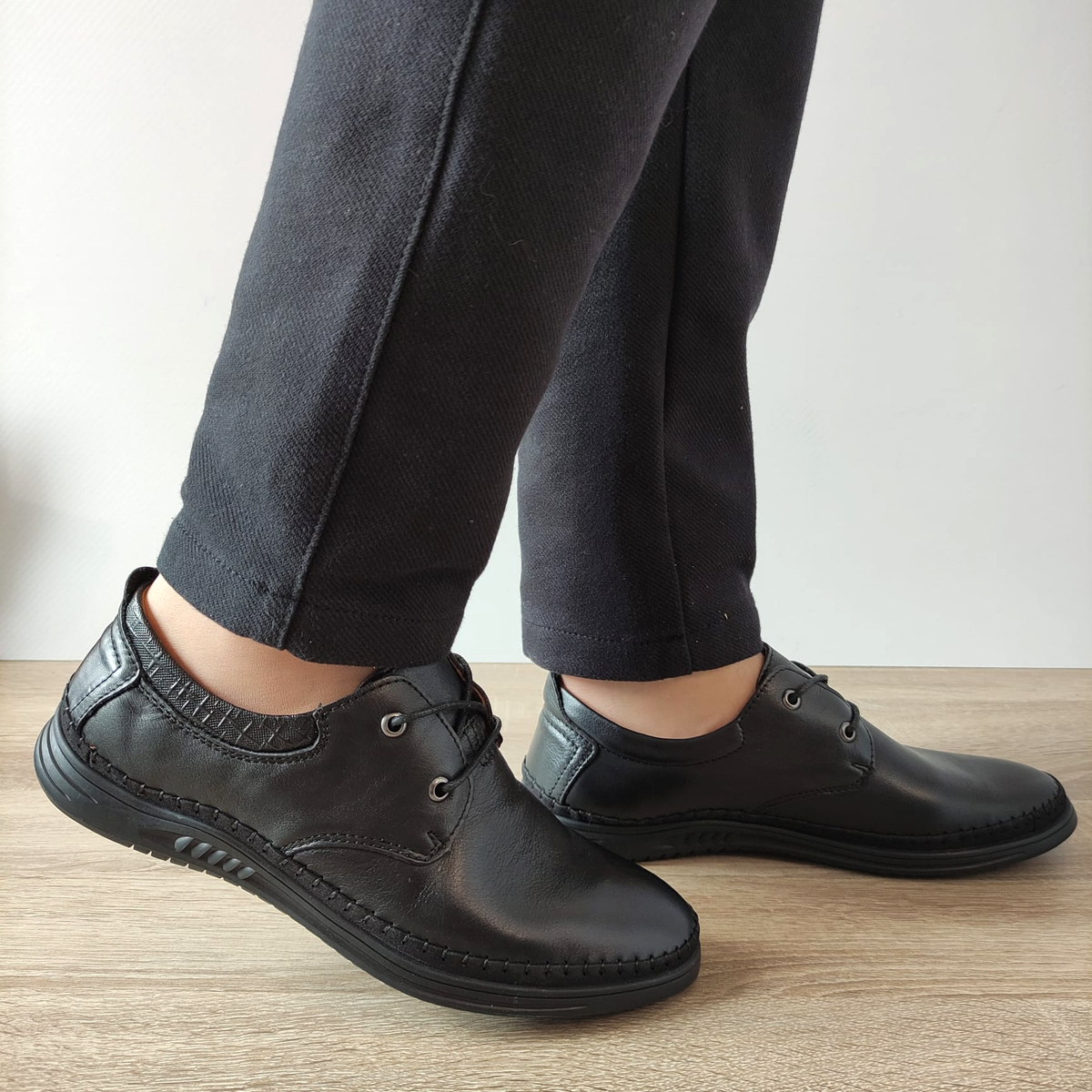PANTOFI CASUAL BARBATI MELS 23535 NEGRI - imagine 2