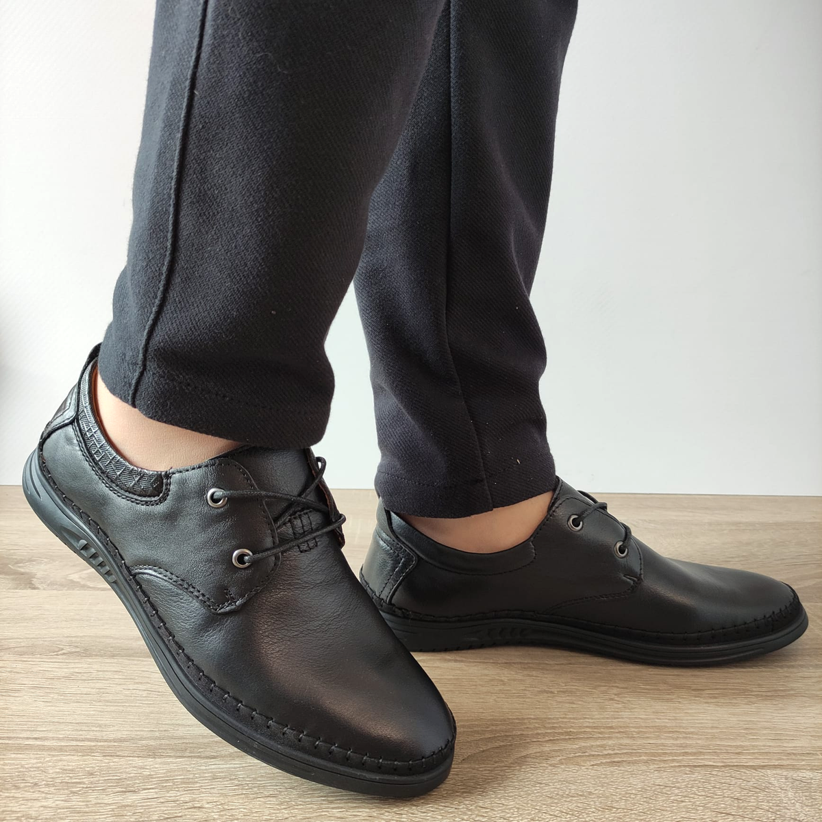 PANTOFI CASUAL BARBATI MELS 23535 NEGRI - imagine 3