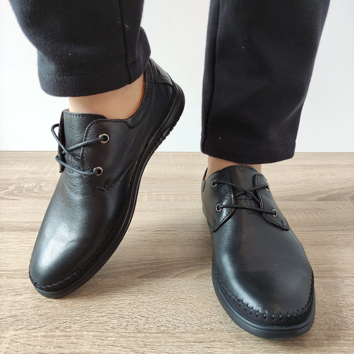 PANTOFI CASUAL BARBATI MELS 23535 NEGRI - imagine 4
