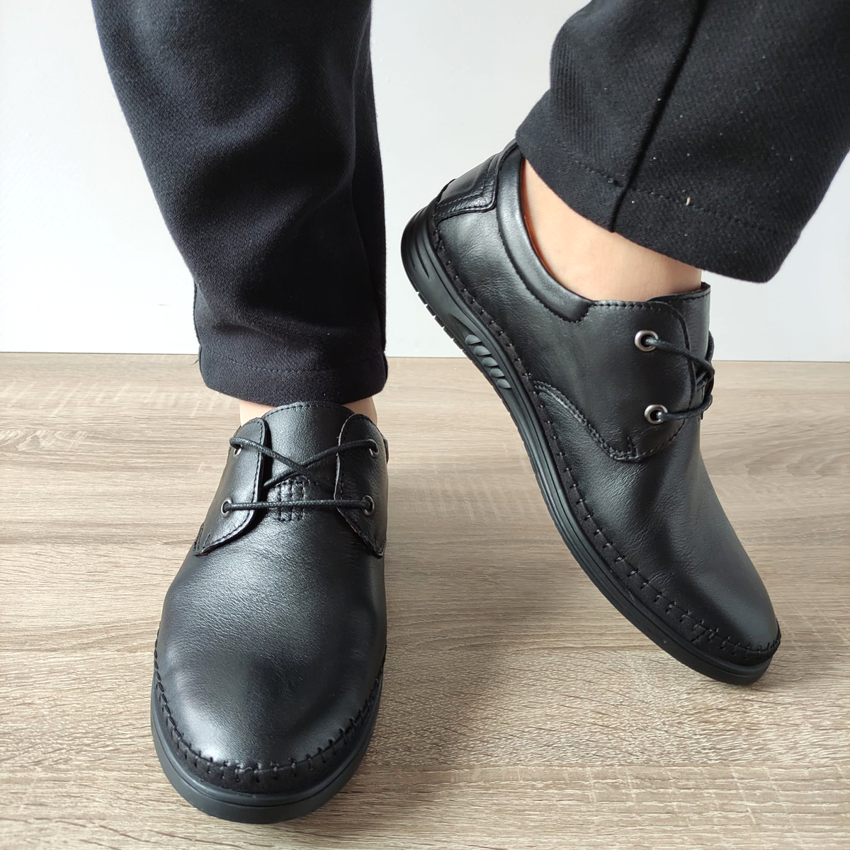 PANTOFI CASUAL BARBATI MELS 23535 NEGRI - imagine 5