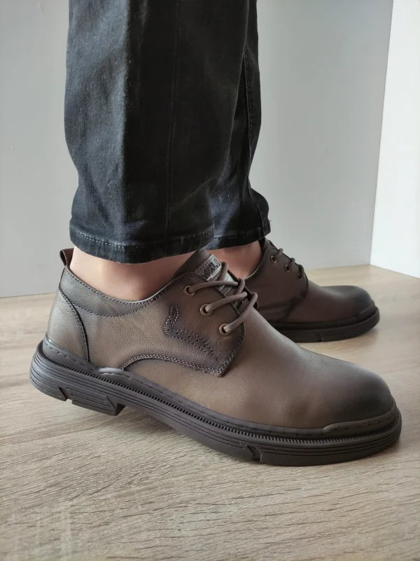 PANTOFI CASUAL BARBATI MELS 806003 KAKI - imagine 2