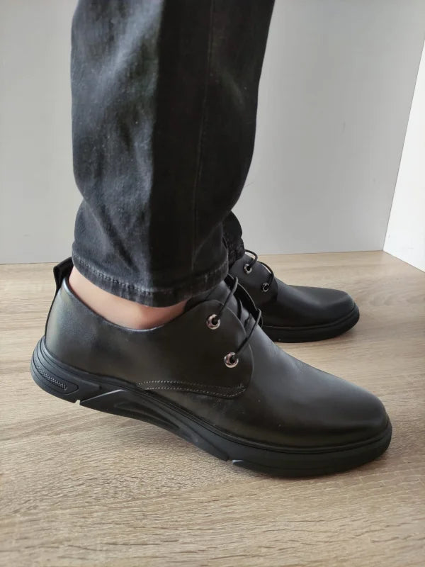 PANTOFI CASUAL BARBATI MELS 8105 NEGRI - imagine 2