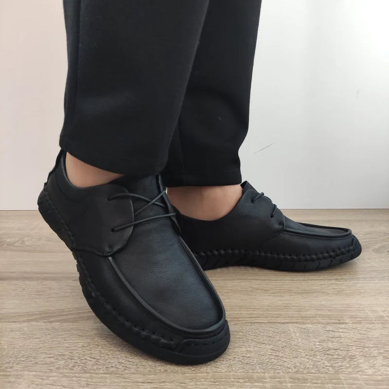 PANTOFI CASUAL BARBATI MELS 83053-1 NEGRI - imagine 5
