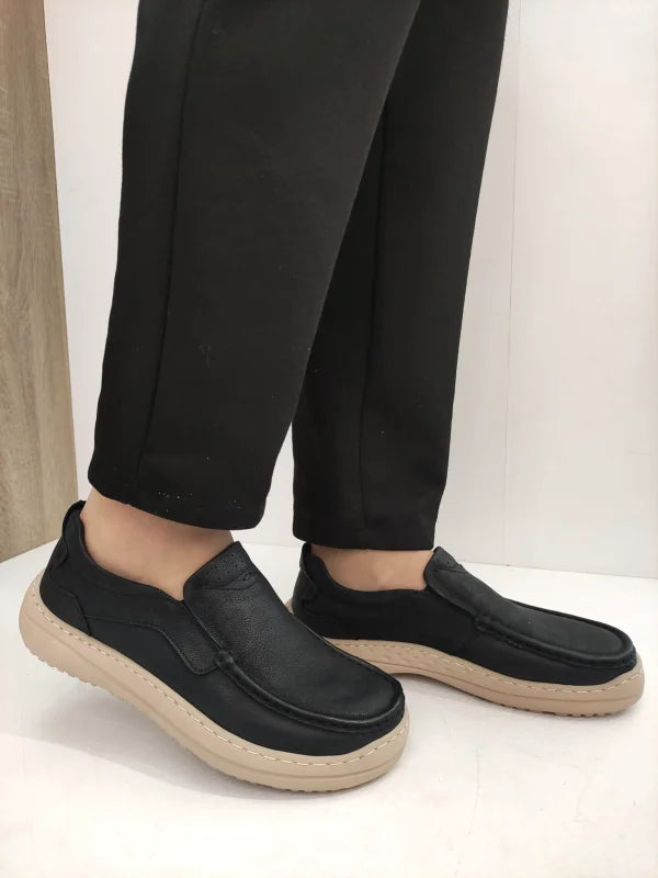 PANTOFI CASUAL BARBATI MELS 85158 NEGRI - imagine 2