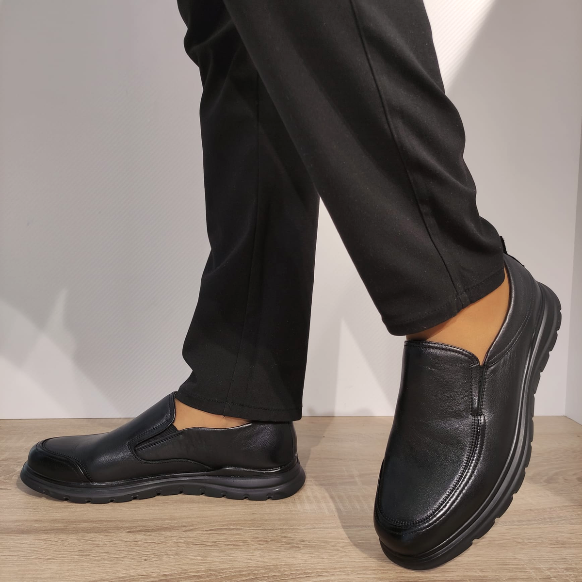 PANTOFI CASUAL BARBATI MELS 89211 NEGRI - imagine 2