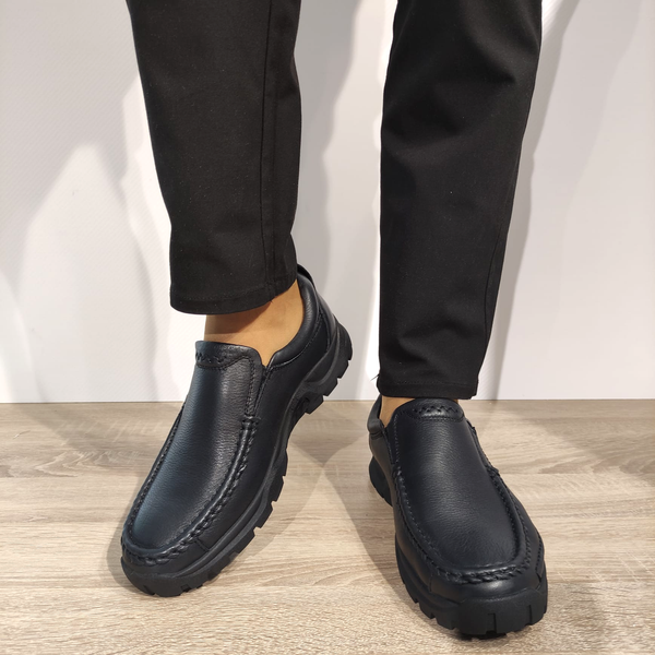 Pantofi Casual Bărbați MELS 9816 Maro – Piele Naturală – vedere 2