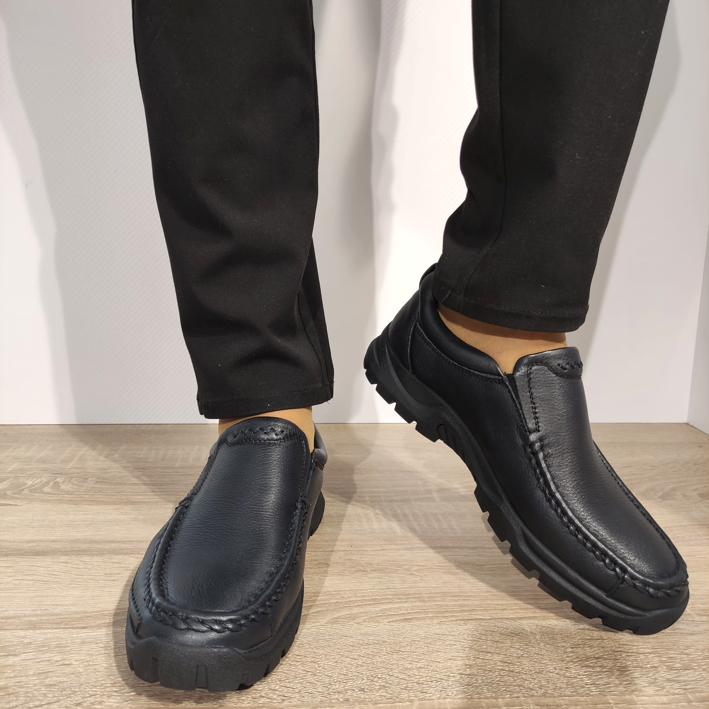 Pantofi Casual Bărbați MELS 9816 Maro – Piele Naturală – vedere 3