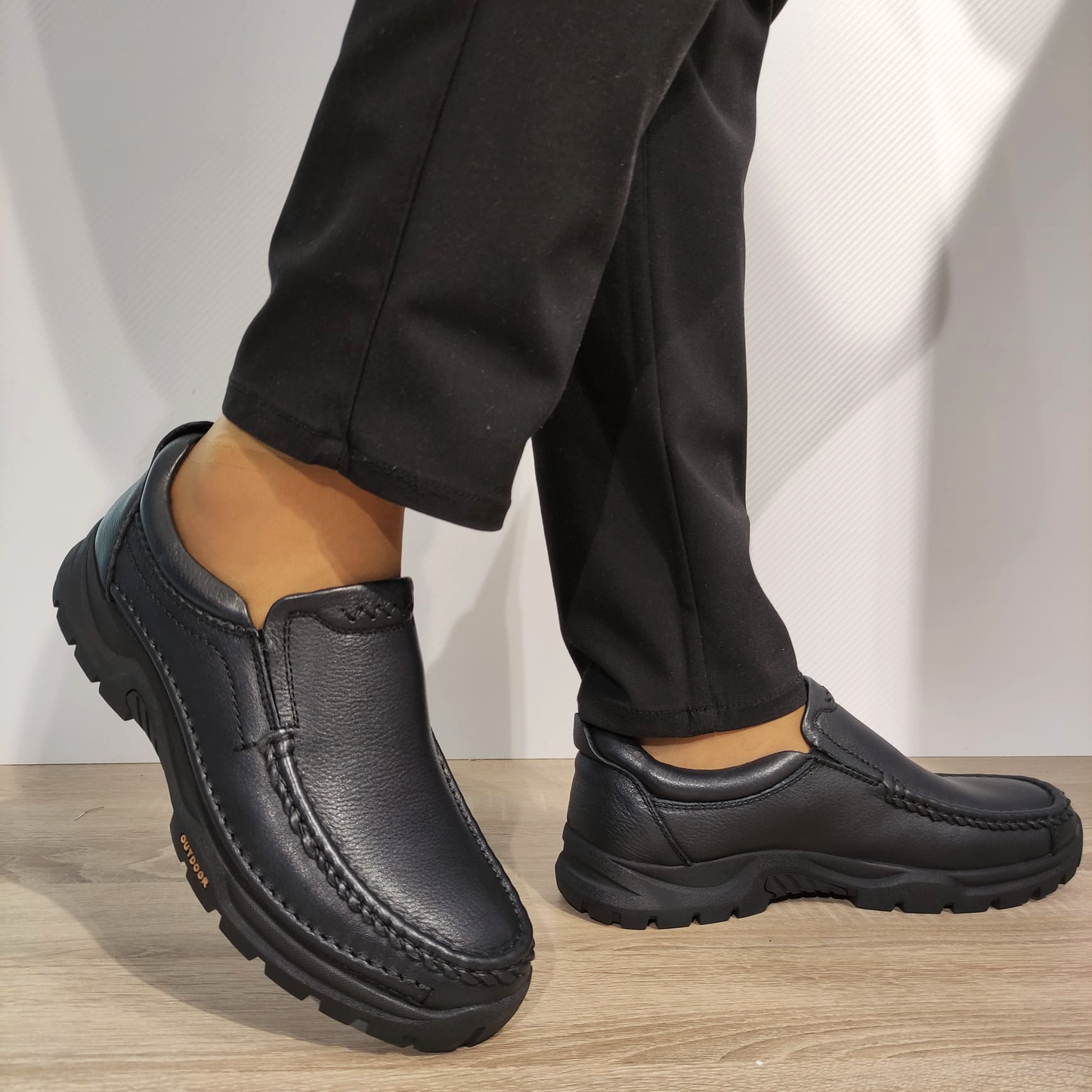 Pantofi Casual Bărbați MELS 9816 Maro – Piele Naturală – vedere 4