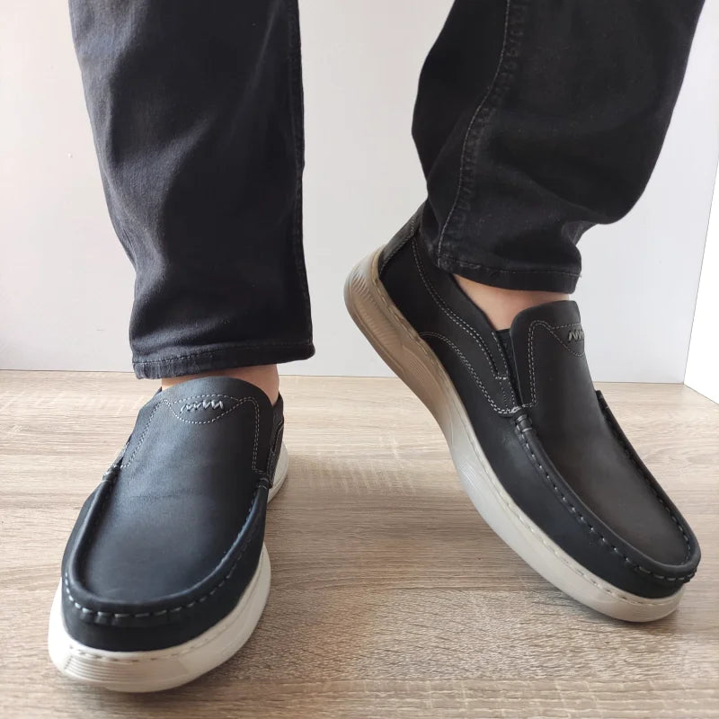PANTOFI CASUAL BARBATI MELS B095 NEGRI - imagine 5