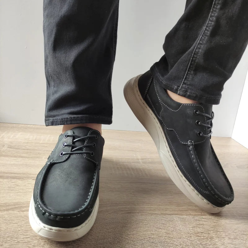 PANTOFI CASUAL BARBATI MELS B096 NEGRI - imagine 5