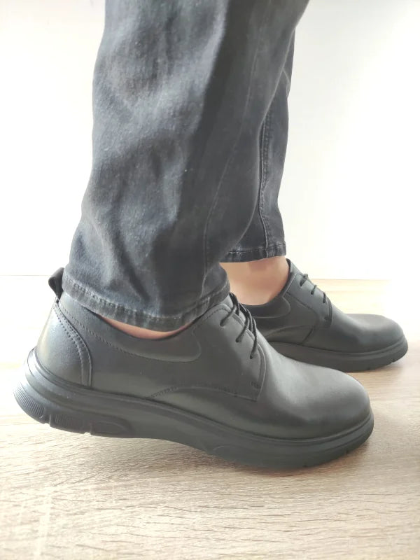 PANTOFI CASUAL BARBATI MELS W25506 NEGRI - imagine 3
