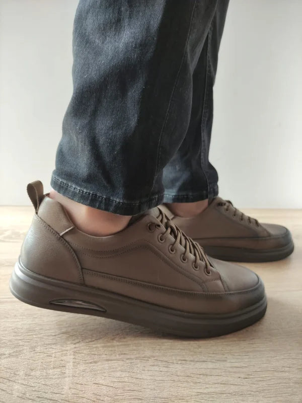 PANTOFI CASUAL BARBATI MELS W25512-1 KAKI - imagine 2