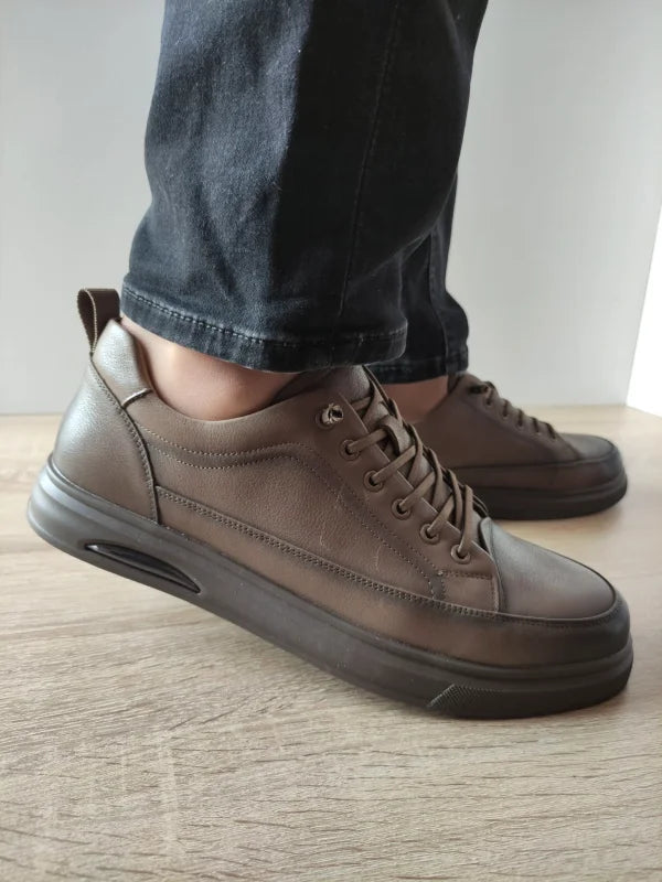 PANTOFI CASUAL BARBATI MELS W25512-1 KAKI - imagine 5