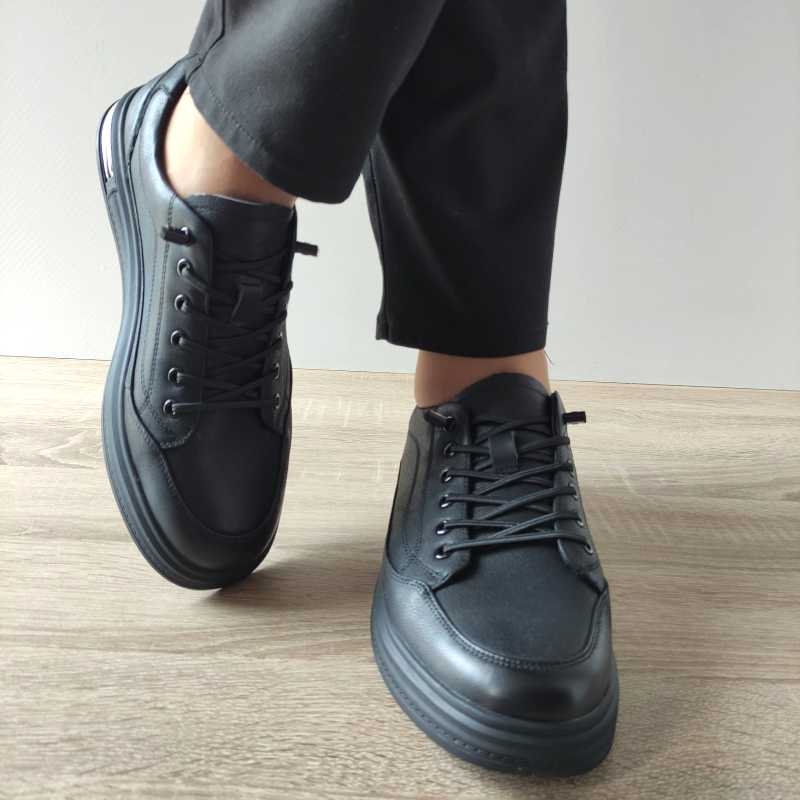 PANTOFI CASUAL BARBATI MELS WM2613 NEGRI - imagine 6