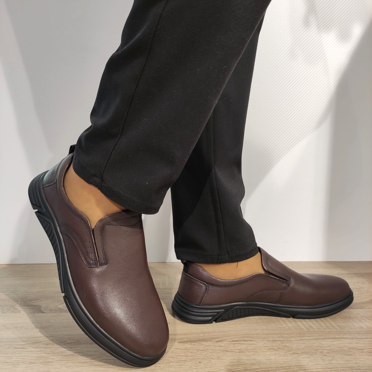 PANTOFI CASUAL BARBATI MELS WM831 NEGRI - imagine 9