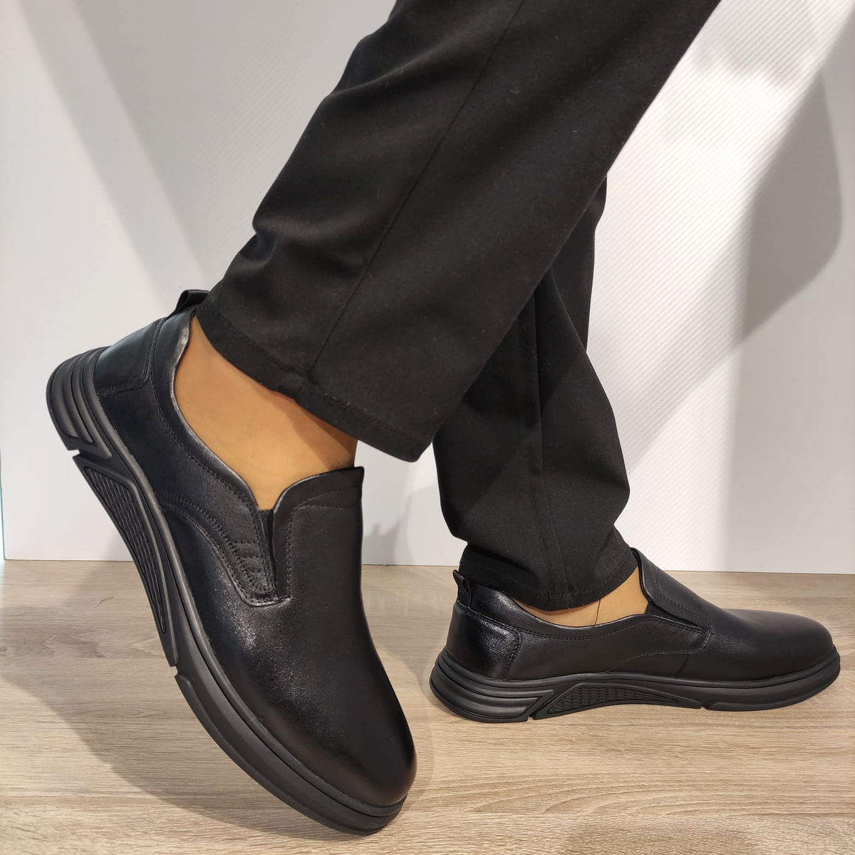 PANTOFI CASUAL BARBATI MELS WM831 NEGRI - imagine 5