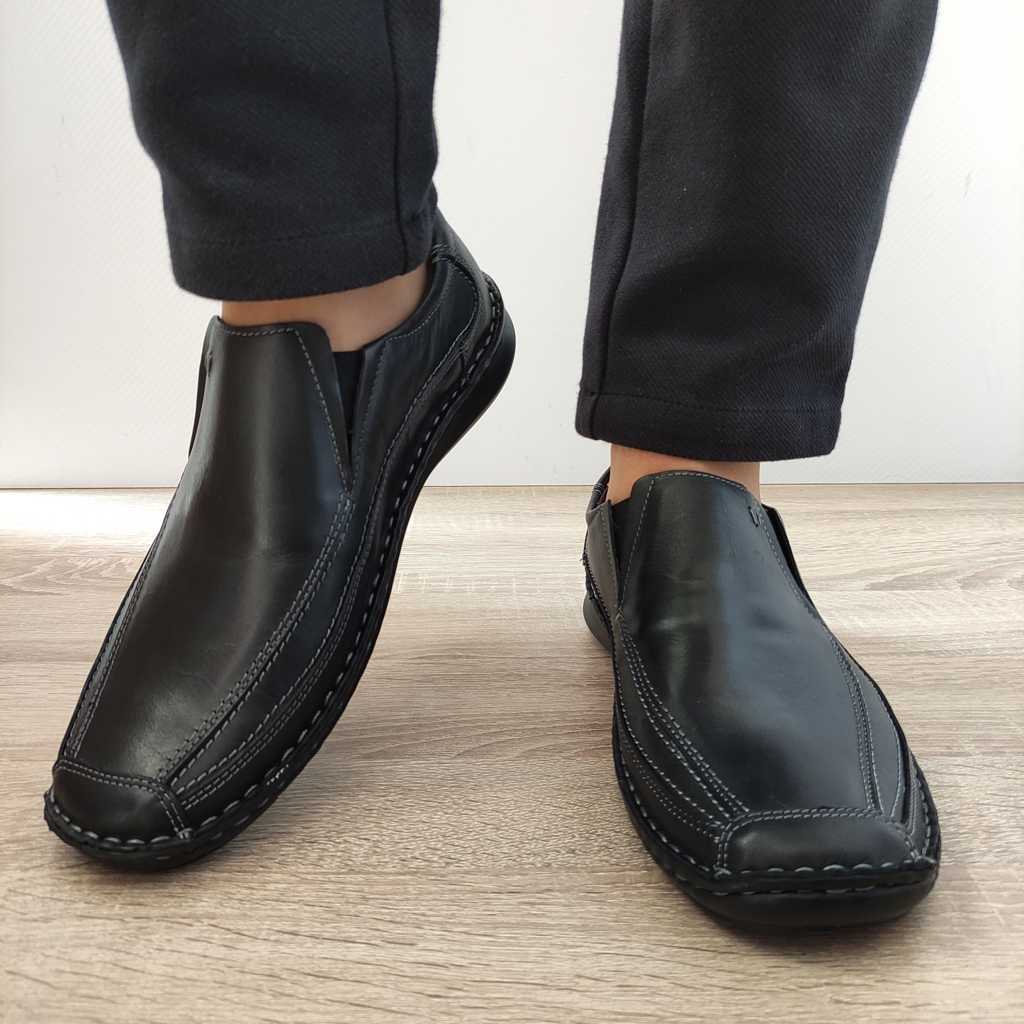PANTOFI CASUAL BARBATI NICOLIS 203020 NEGRI - imagine 4