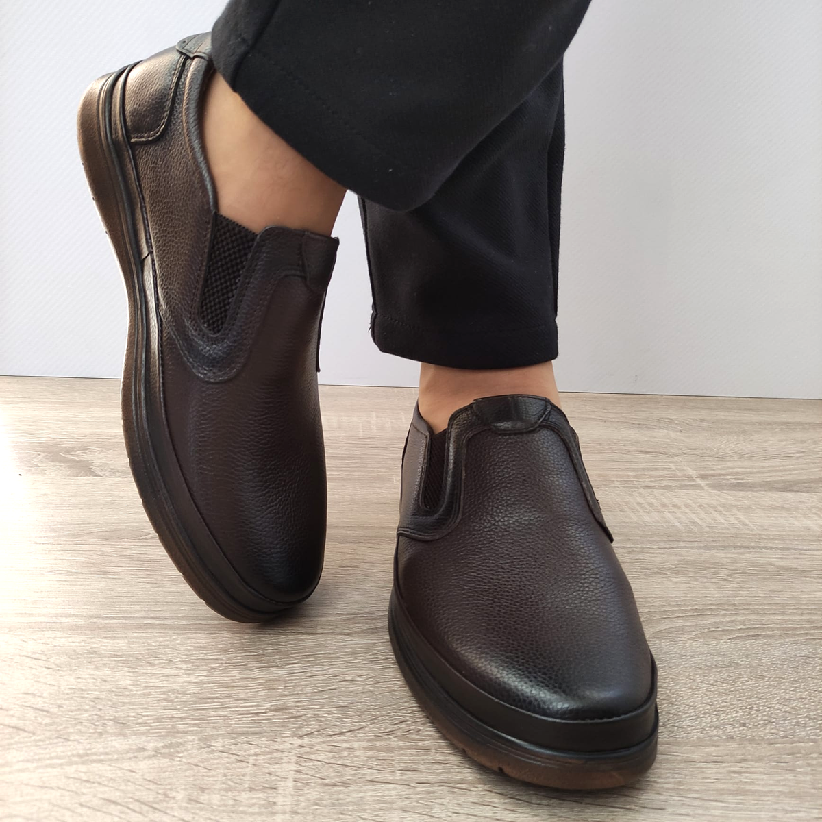 PANTOFI CASUAL BARBATI NICOLIS 204328 MARO - imagine 4