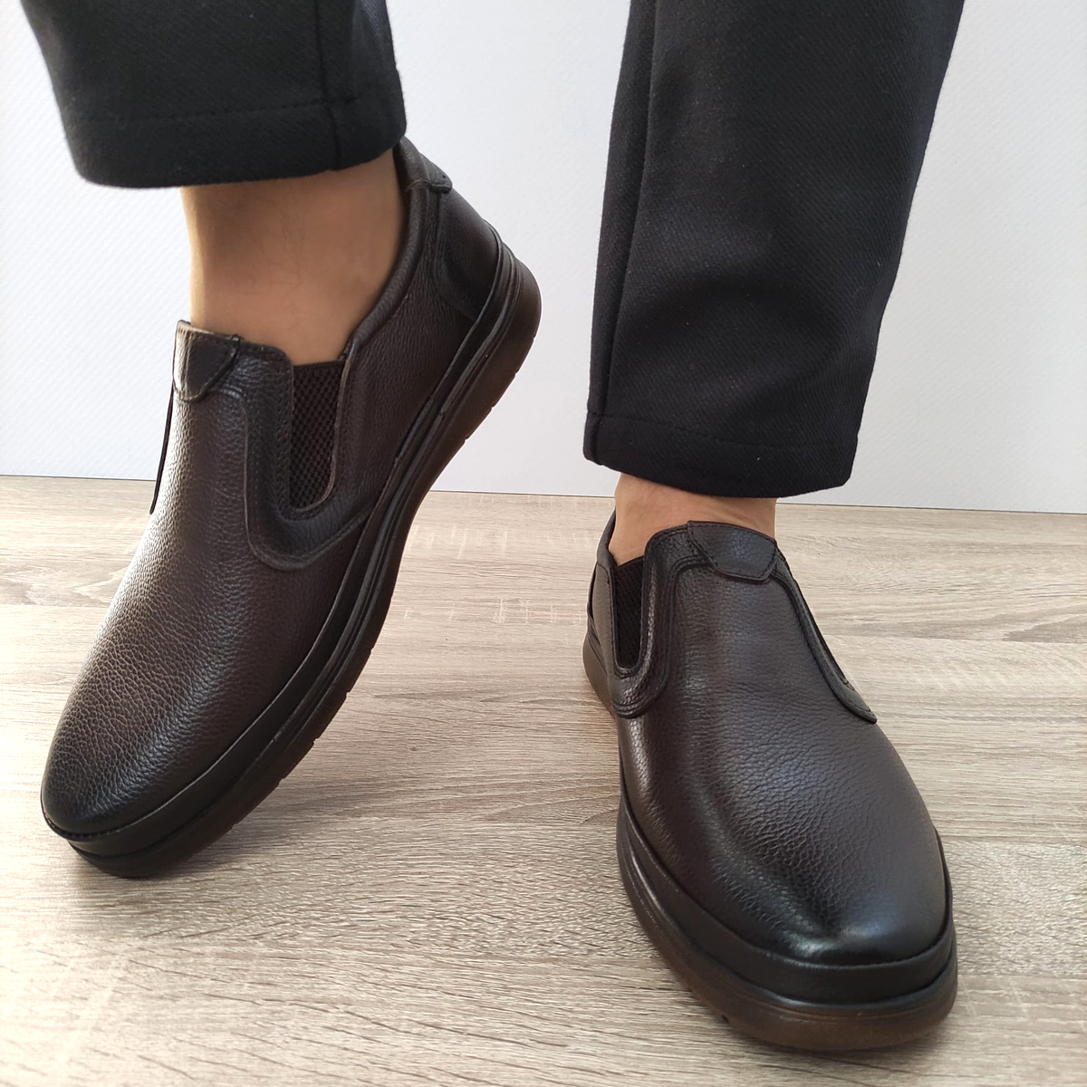 PANTOFI CASUAL BARBATI NICOLIS 204328 MARO - imagine 5