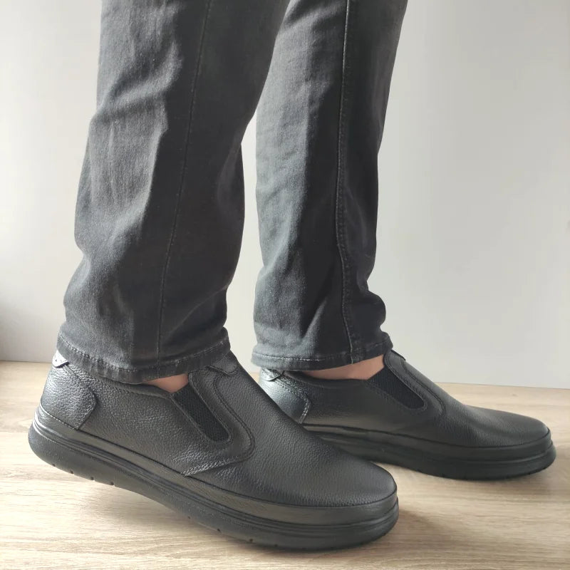 PANTOFI CASUAL BARBATI NICOLIS 204328 NEGRI - imagine 2