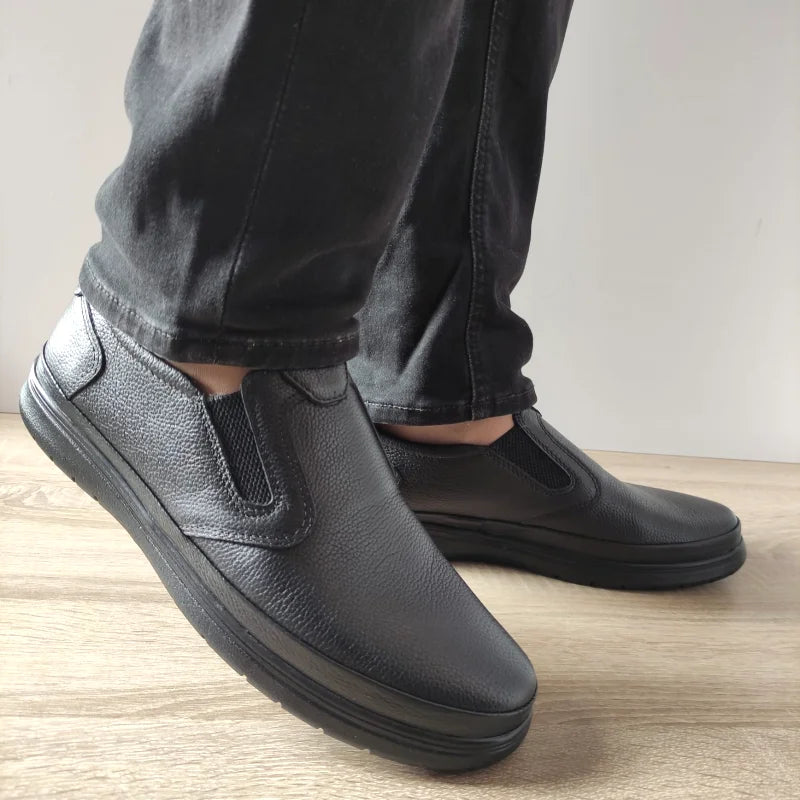PANTOFI CASUAL BARBATI NICOLIS 204328 NEGRI - imagine 4