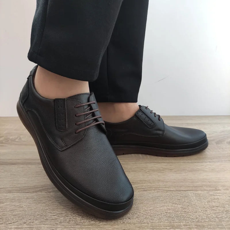PANTOFI CASUAL BARBATI NICOLIS 204428 MARO - imagine 5