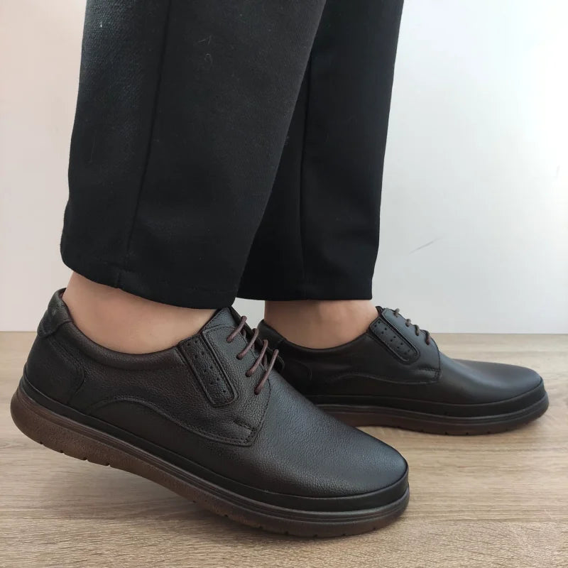 PANTOFI CASUAL BARBATI NICOLIS 204428 MARO - imagine 2
