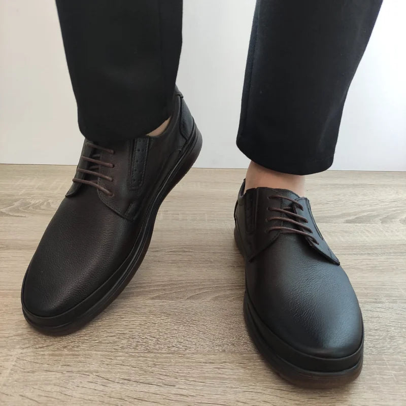PANTOFI CASUAL BARBATI NICOLIS 204428 MARO - imagine 3