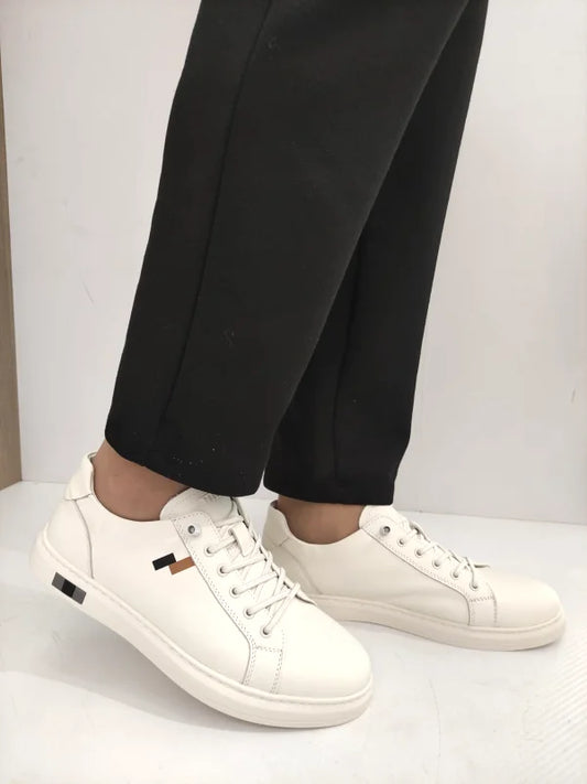 PANTOFI CASUAL BARBATI OTTER 260004B 13-N ALBI