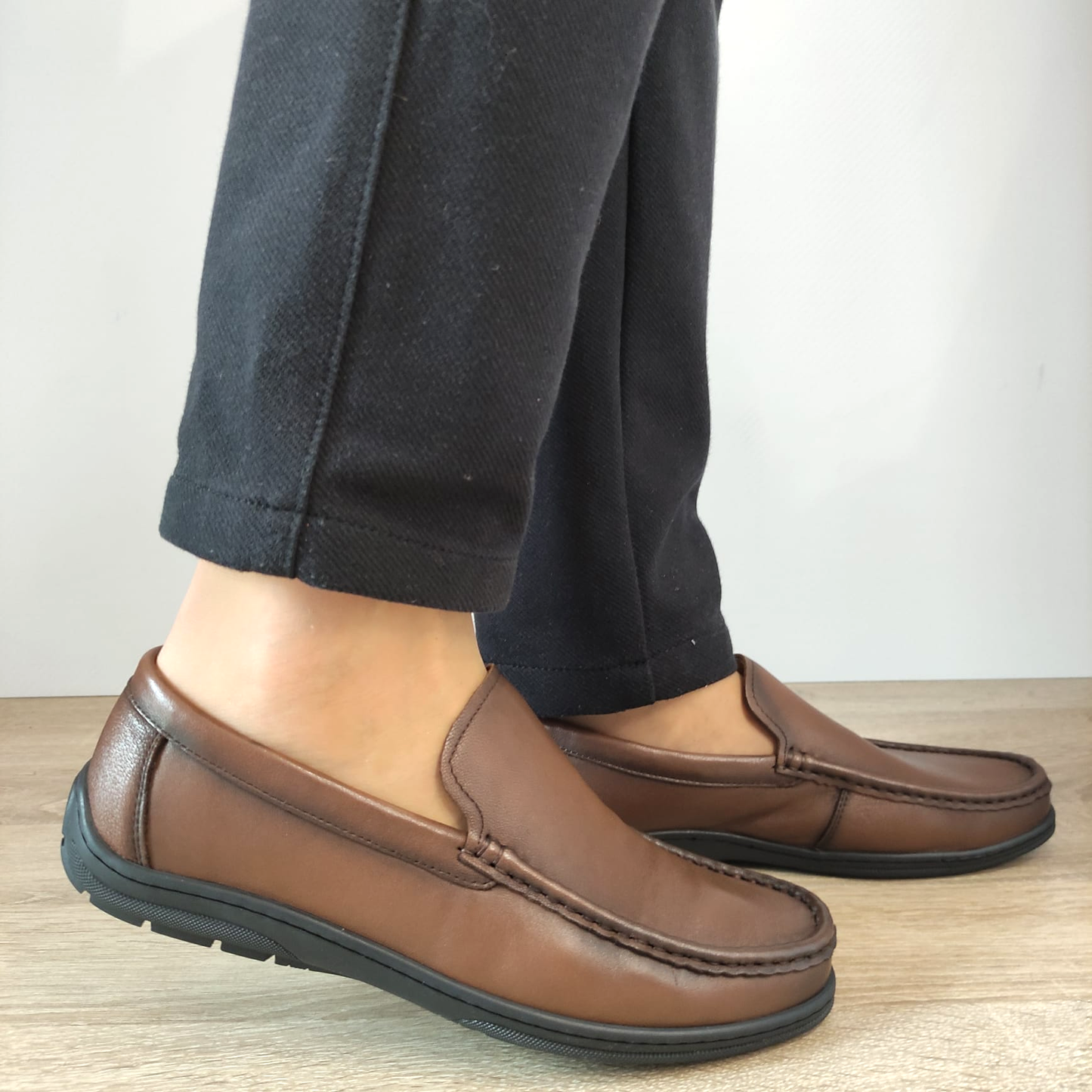 PANTOFI CASUAL BARBATI OTTER 640018B 02-N MARO - imagine 2