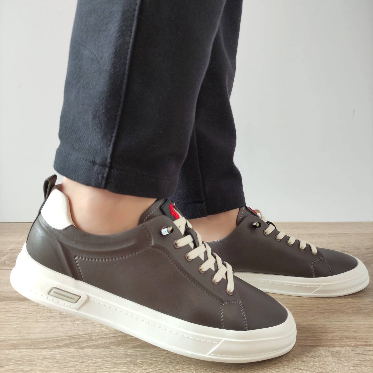 PANTOFI CASUAL BARBATI OTTER 640021C 14-N GRI - imagine 2