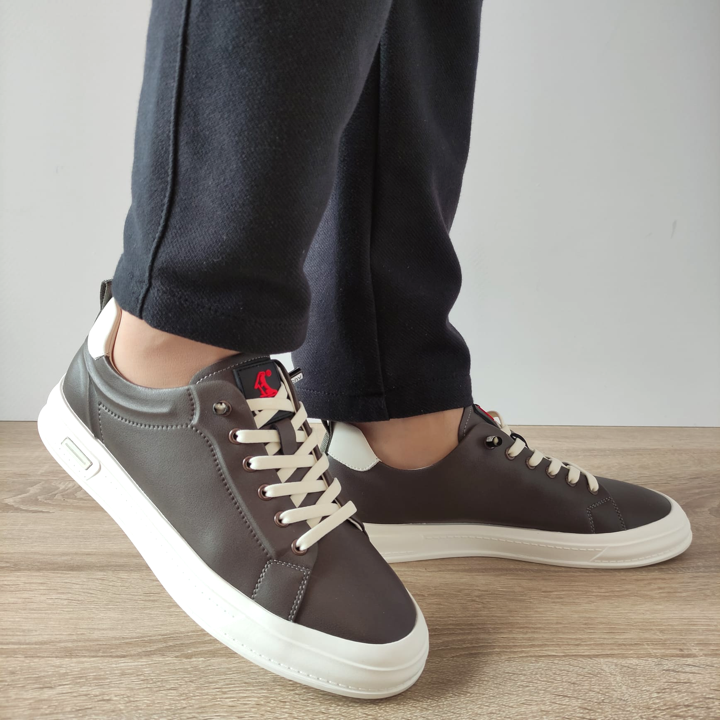 PANTOFI CASUAL BARBATI OTTER 640021C 14-N GRI - imagine 3