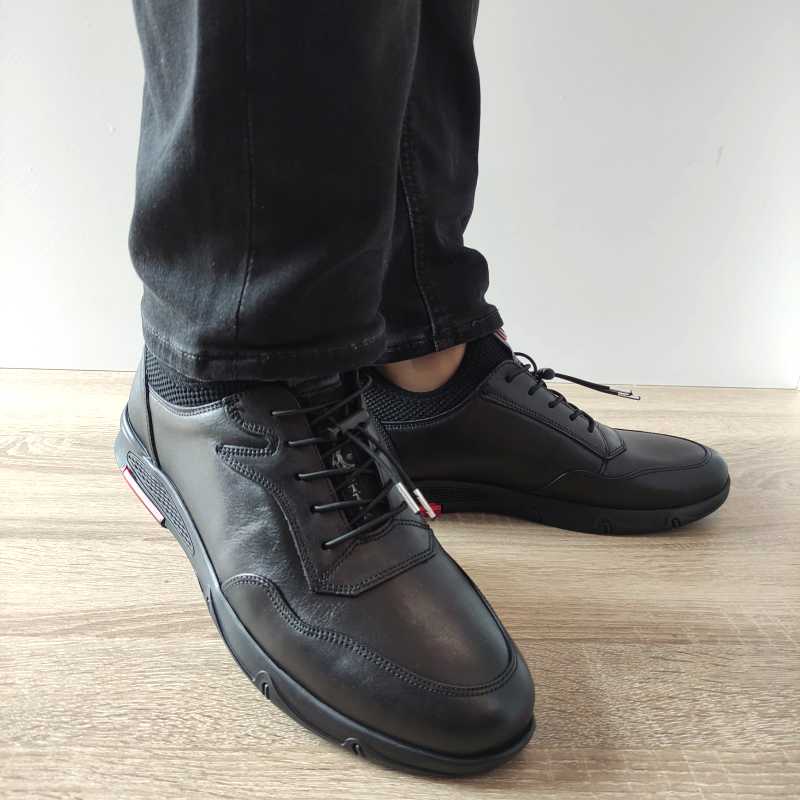 PANTOFI CASUAL BARBATI OTTER 95150 01-N NEGRI - imagine 3