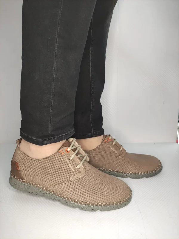 PANTOFI CASUAL BARBATI OTTER OT2830 03-2 BEJ - imagine 2