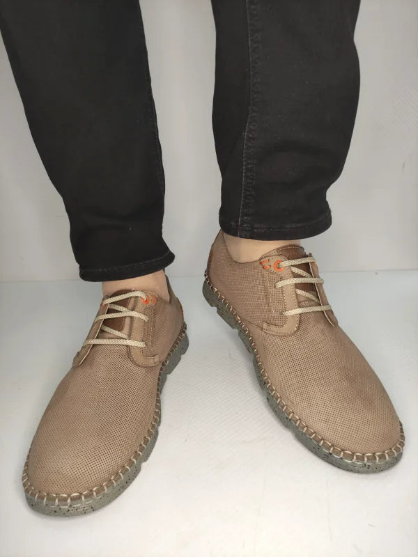 PANTOFI CASUAL BARBATI OTTER OT2830 03-2 BEJ - imagine 4